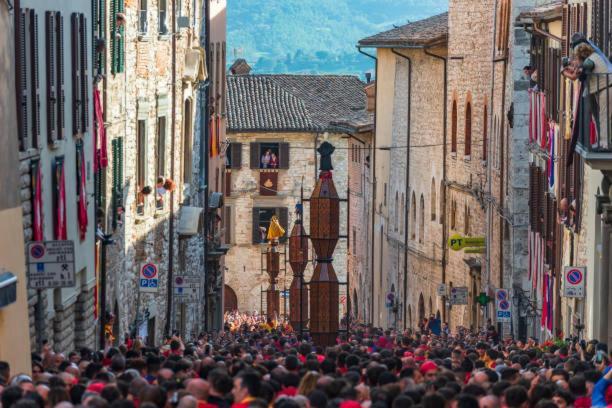 La Dimora Di Pietra Apartman Gubbio Kültér fotó